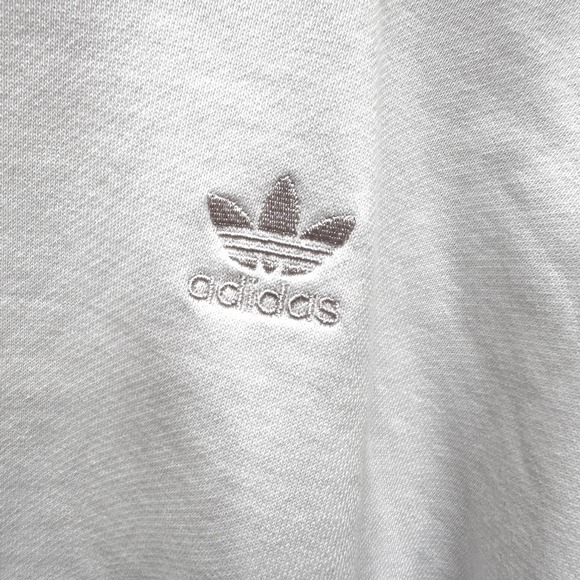 Adidas‎ Floral Embroidered Sweatshirt Cropped Boho Streetwear Medium - Picture 5 of 7